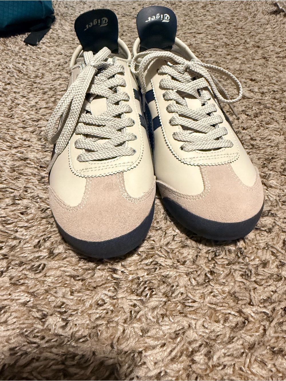 Onitsuka Tiger by Asics Mexico 66 Women's Low-Top Sneakers in Birch Peacoat - Picture 5 of 6